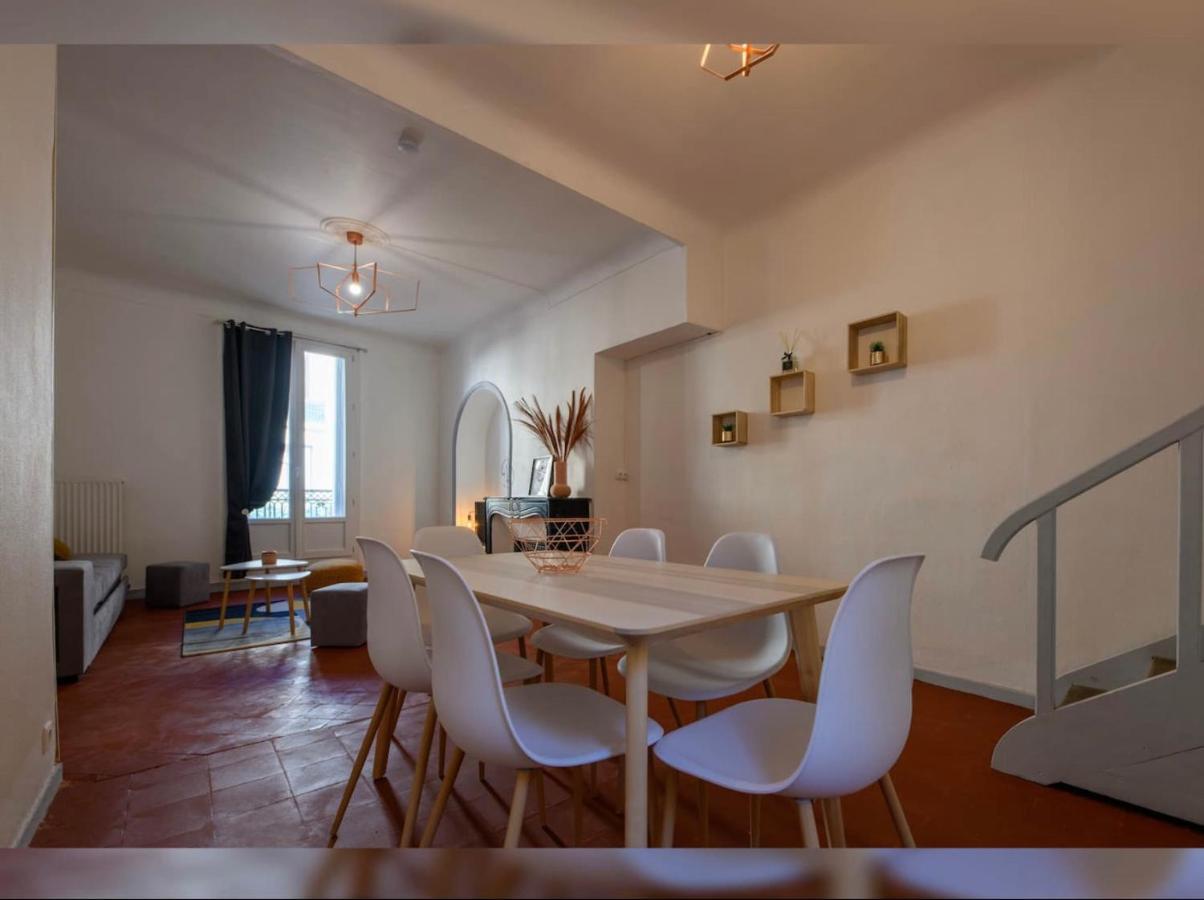 Grand Appartement De 100M2 -Allee Paul Riquet Beziers - 4Chambres - Wifi- Tv Connectee Kültér fotó